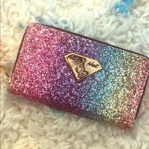 Ombré Rainbow Baby Phat Glitter Wallet